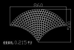 Fan shaped G603 Granite Mesh Cobblestone Pavers for Floor Tile