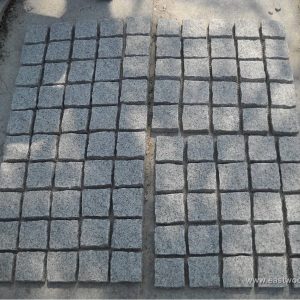 G603 Grey Granite Meshed Cobblestone