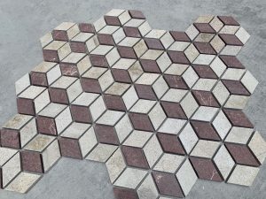 G603 Granite Mesh Cobblestone Pavers for Floor Tile