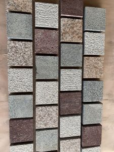 G603 Mesh Paver outdoor stone paving mesh grey pavers granite cobblestone for driveway
