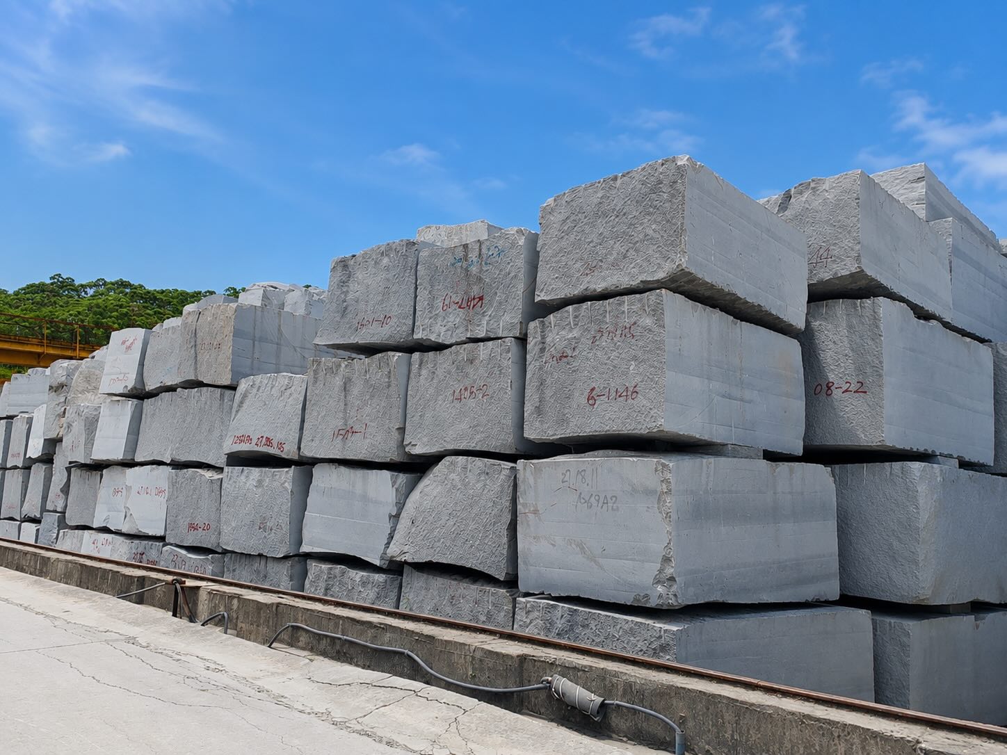 cambodia bluemist granite blocks